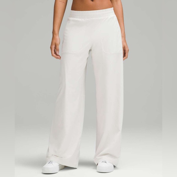 lululemon athletica Pants - lululemon Swift Wide-Leg Mid-Rise Pant in Bone